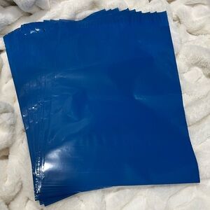 Set of 10 10 x 13 Blue Poly Self Adhesive Shipping Bags